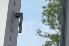 0769LRL Austin ablakkilincs F9016M matt fekete színben